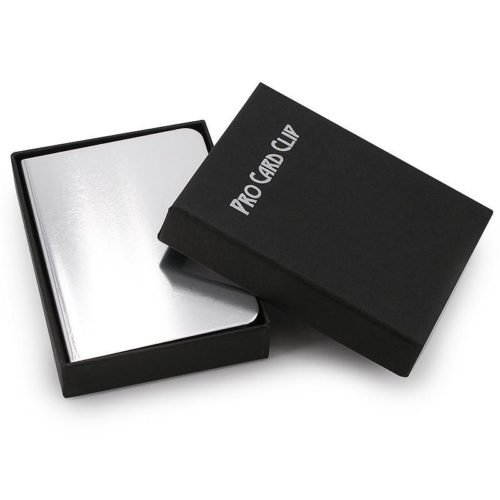 Kartenklammer Silber Pro Card Clip Aluminium